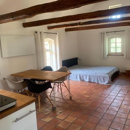 Studio Auf Denkmalgeschuetztem Dreiseithof In Hoefgen Bei Grimma Hofgen  Ngoại thất bức ảnh
